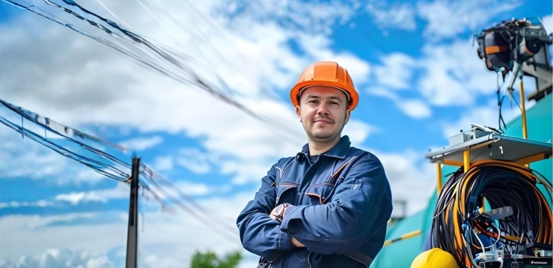 Técnico de campo certificado da rede credenciada Techpon
